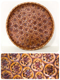 VINTAGE 1970’s BAMBOO TRAY EXTRA LARGE WOVEN RATTAN CANE WICKER BASKET DISPLAY DISH TRAY HAND MADE RETRO