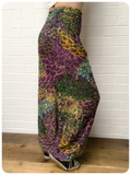 Indian Cotton Peacock Print Harem Pants Trousers Hippie Boho