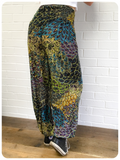 Indian Cotton Peacock Print Harem Pants Trousers Hippie Boho