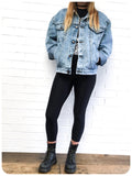Vintage 80s Acid Wash Wrangler Denim Jacket 8-14