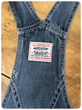 Vintage Levi’s Blue Denim Dungarees Overalls 8-12