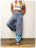 Indian Cotton Elephant Print Harem Pants Trousers