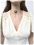 VINTAGE 1970s CREAM MAXI GODDESS WEDDING DRESS 10