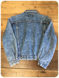 Vintage 80s Acid Wash Blue Bell Boyfriend Wrangler Denim Jacket 8-14