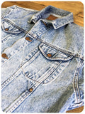 Vintage 80s Acid Wash Wrangler Denim Jacket 8-14