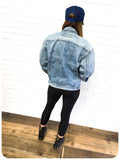 Vintage 80s Acid Wash Wrangler Denim Jacket 8-14