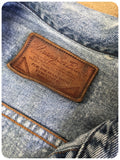 Vintage 80s Acid Wash Wrangler Denim Jacket 8-14