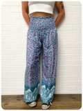 Indian Cotton Elephant Print Harem Pants Trousers