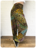 Indian Cotton Peacock Print Harem Pants Trousers Hippie Boho