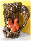 VINTAGE 1960’s SYLVAC SQUIRREL JUG VASE No. 4241