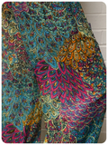 Indian Cotton Peacock Print Harem Pants Trousers Hippie Boho