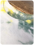 Original 80s/90s Stone Roses Style Washed Out Yellow Green White Tie Dye Tee T-Shirt Size XS