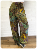 Indian Cotton Peacock Print Harem Pants Trousers Hippie Boho