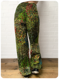 Indian Cotton Peacock Print Harem Pants Trousers Hippie Boho