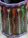 Nepalese Hand Painted Pen Holder - Penny Bizarre - 2