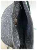 JANE SHILTON LONDON VINTAGE 1970’s 80’s BOTTLE GREEN LEATHER CROSS BODY SADDLE SHOULDER BAG HANDBAG BOHO