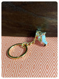 CUTE VINTAGE RETRO MINI 3D SCOOTER MOD ENAMEL RED WHITE KEYRING KEYCHAIN