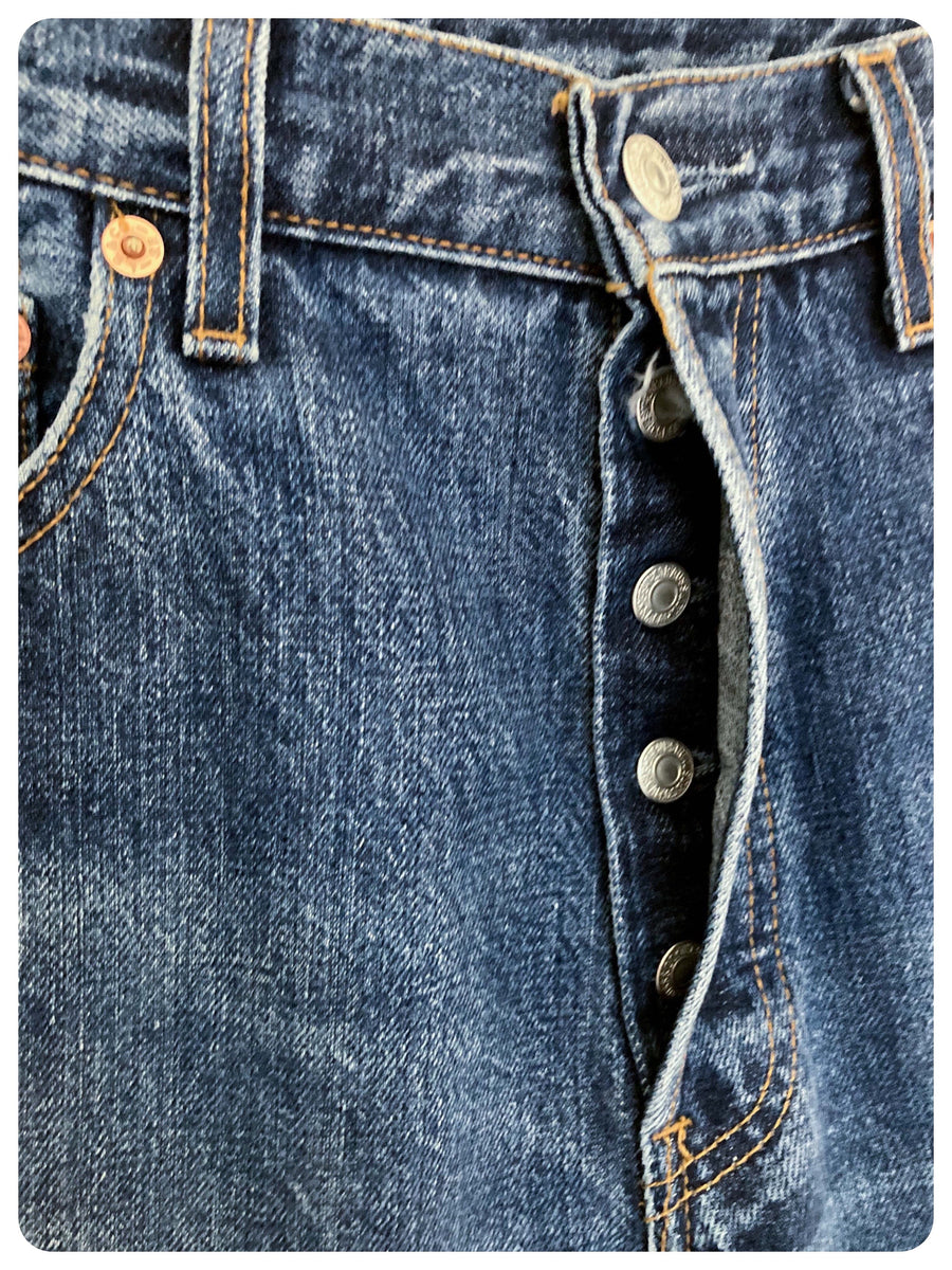 LEVI’S / 2000's 501 08 denim pants W32 ORIGINAL VINTAGE 00 Y2K LEVI LEVIS BLUE DENIM 501 JEANS TURKEY W30