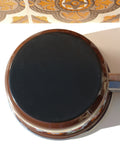 1970's Brown Floral Enamel Small Saucepan - Penny Bizarre - 4