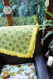 Vintage 60's/70's Tapestry Fringed Table Cloth - Penny Bizarre - 1