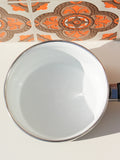 1970's Brown Floral Enamel Small Saucepan - Penny Bizarre - 3