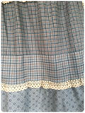 VINTAGE 70’s COTTON HIGH WAISTED GYPSY PEASANT PRAIRIE BOHO SKIRT UK6