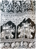 VINTAGE 90’s HIGH WAISTED INDIAN COTTON ELEPHANT GYPSY BOHO MAXI SKIRT UK8-16