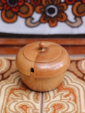 Vintage 1950/60's Atomic Wooden Cruet Set Salt Pepper Mustard - Penny Bizarre - 4