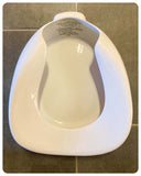 VINTAGE ANTIQUE WHITE CERAMIC HOSPITAL BED DOUCHE SLIPPER PAN PROP COLLECTABLE QUIRKY PLANTER MADE IN ENGLAND