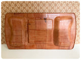 VINTAGE 1970’s BAMBOO WOOD SECTIONAL SERVING DISPLAY DISH TRAY KITSCH TILE NIBBLES RETRO KITCHENALIA