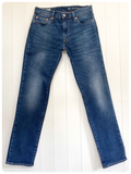 LEVI LEVIS DARK BLUE DENIM 511 SLIM FIT STRETCH JEANS W30 L32