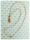 VINTAGE ANTIQUE GOLD BRASS BEST FRIENDS BFF HEART NECKLACE SET 2 NECKLACES FRIENDSHIP GIFT