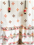 VINTAGE 70’s COTTON HIGH WAISTED GYPSY PEASANT PRAIRIE BOHO SKIRT UK6