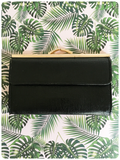 VINTAGE 1970’s BLACK GENUINE LEATHER LARGE PURSE