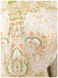 VINTAGE 70’s INDIAN PAISLEY PASTEL COTTON KAFTAN MAXI DRESS UK8-12