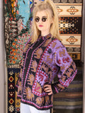 Elephant Parade Hand Made Indian Tapestry Jacket - Penny Bizarre - 1