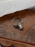Sterling Silver Vintage Moonstone Ring - Penny Bizarre - 5