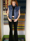 Vintage Levi's Distressed Denim Gilet Waistcoat - Penny Bizarre - 2