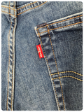 LEVI LEVIS DARK BLUE DENIM 511 SLIM FIT STRETCH JEANS W30 L32