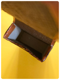 VINTAGE 1970’s TOOLED EMBOSSED DEEP TAN LEATHER CIGARETTE BOX COVER CASE POUCH HOLDER
