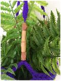 HAND MADE 1970’s INSPIRED RAINBOW HEART MACRAME WOVEN PLANT HANGER HANGING POT
