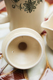 1970's Royal Worcester Palissy Coffee Pot & Creamer / Milk Jug - Penny Bizarre - 5