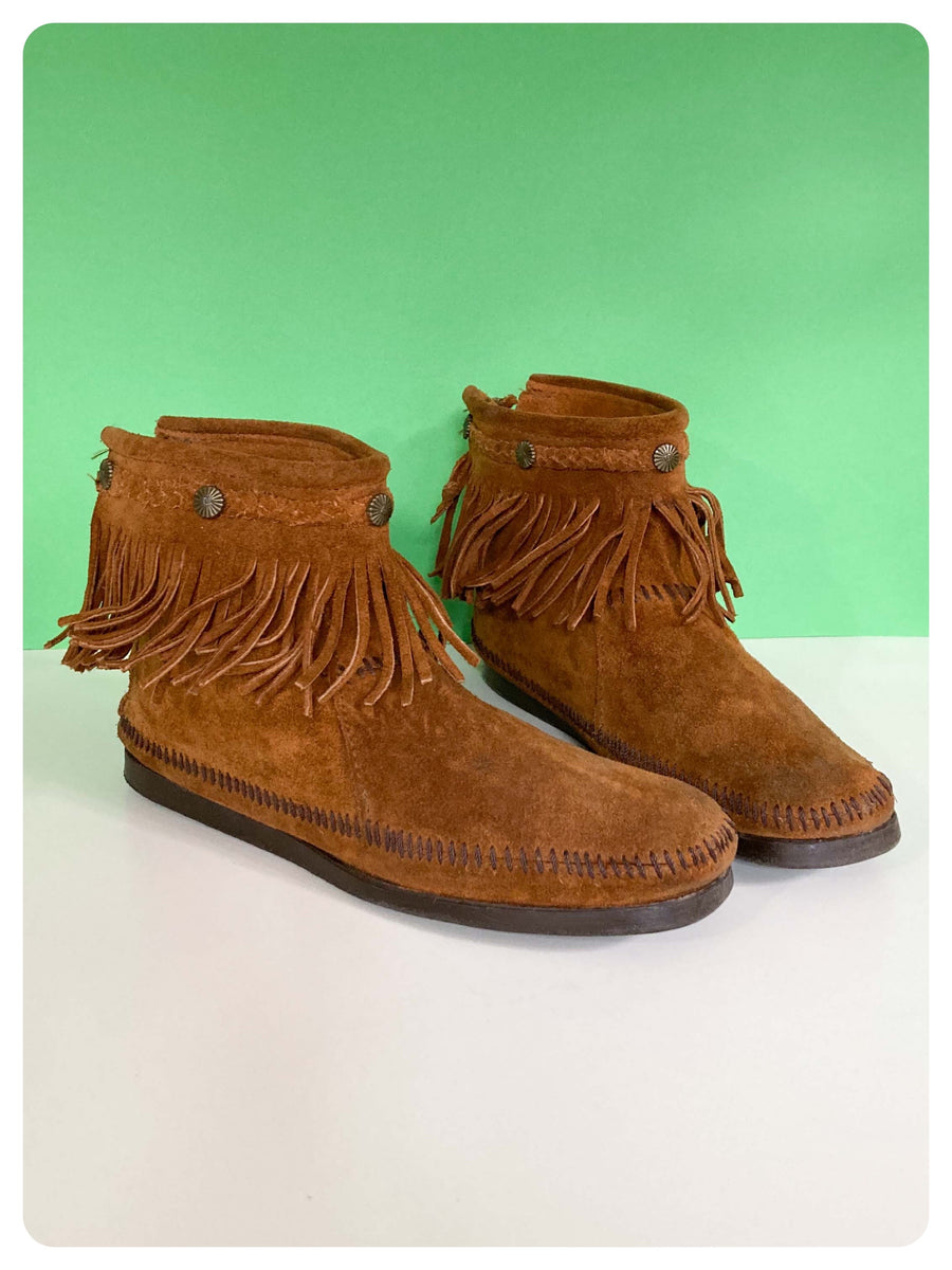 Moccasin ankle boots uk Outlet