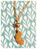VINTAGE ANTIQUE GOLD BRASS BEST FRIENDS BFF HEART NECKLACE SET 2 NECKLACES FRIENDSHIP GIFT