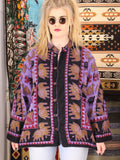 Elephant Parade Hand Made Indian Tapestry Jacket - Penny Bizarre - 2