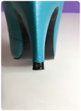 VINTAGE 80’s TURQUOISE LEATHER SHOES PUMPS HEELS UK2