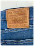 LEVI LEVIS DARK BLUE DENIM 511 SLIM FIT STRETCH JEANS W30 L32