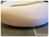 VINTAGE ANTIQUE WHITE CERAMIC HOSPITAL BED DOUCHE SLIPPER PAN PROP COLLECTABLE QUIRKY PLANTER MADE IN ENGLAND