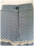 VINTAGE 70’s COTTON HIGH WAISTED GYPSY PEASANT PRAIRIE BOHO SKIRT UK6