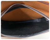 VINTAGE 1960’s 70’s DEEP TAN FAUX LEATHER MESSENGER FLIGHT TRAVEL SHOULDER BAG CASE